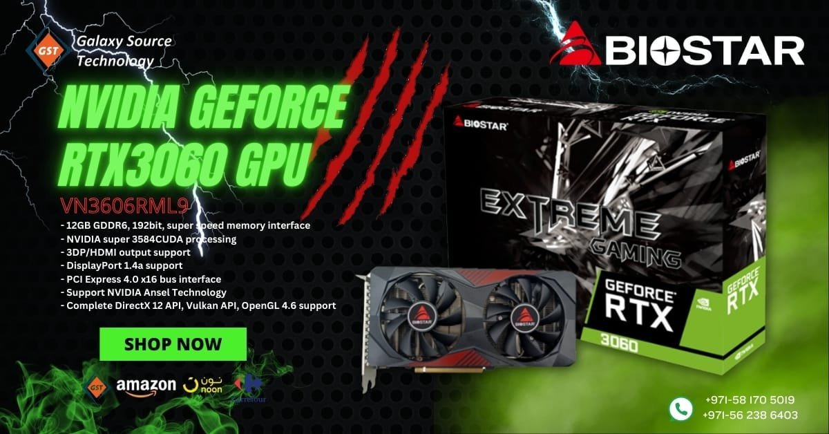GeForce RTX 3060 Graphic Card Price in Dubai