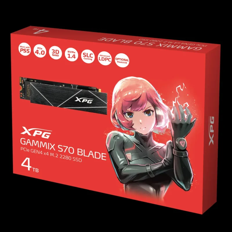 XPG GAMMIX S70 BLADE PCIe Gen4x4 M.2 2280 Solid State Drive - Image 5
