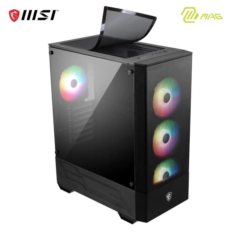 MAG Forge 112R Gaming Case | ARGB Support | Tempered Glass Side Panel, Optimized Airflow - Image 2