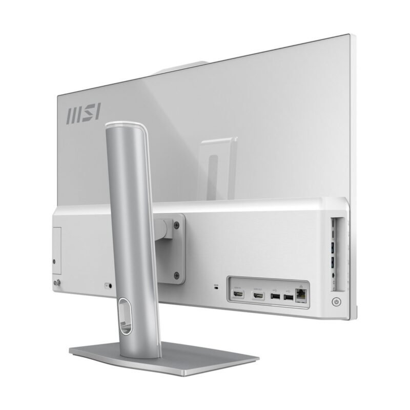 MSI Modern AM272P 12M All-In-One Desktop PC, 27 Inch FHD IPS Screen, i7-14700, 8GB DDR5 RAM, 512GB PCIe NVMe SSD, WiFi 6E, Webcam - Keyboard, Mouse, DOS (Without Windows) - White - AM272P 12M - 1421XAE - Image 7