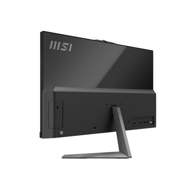 MSI Modern AM242M 12M All-In-One Desktop PC, 23.8 Inch FHD IPS Screen, i7-1255U, 8GB DDR5 RAM, 512GB PCIe NVMe SSD, WiFi 6E, Webcam - Keyboard, Mouse, DOS (Without Windows) - Black - AM242P 12M - 2248XAE - Image 4
