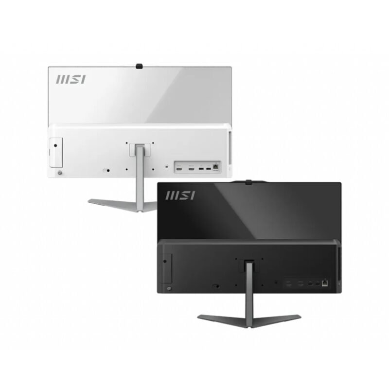 MSI Modern AM242M 12M All-In-One Desktop PC, 23.8 Inch FHD IPS Screen, i7-1255U, 8GB DDR5 RAM, 512GB PCIe NVMe SSD, WiFi 6E, Webcam - Keyboard, Mouse, DOS (Without Windows) - Black - AM242P 12M - 2248XAE - Image 5