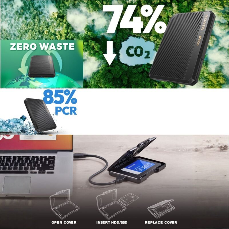 EC600 External HDD/SSD Enclosure | USB 3.2 Gen2 10Gbps - Image 5