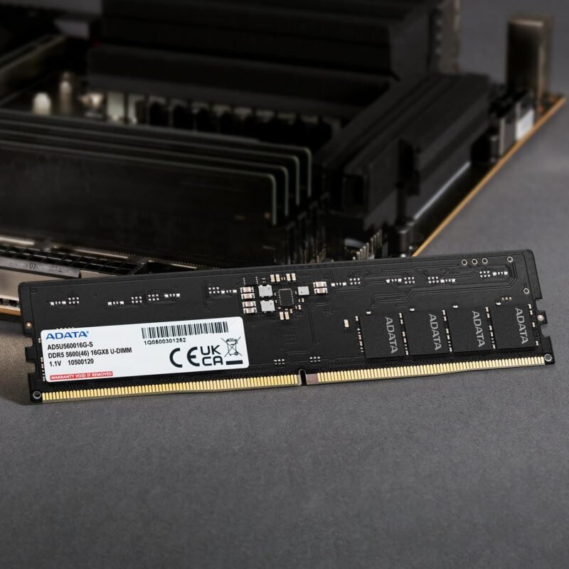 ADATA DDR5 5600MHz U-DIMM RAM for Desktop PC, 288-Pin, CL46, 1.1V, Built-in PMIC, On-Die ECC - Image 2