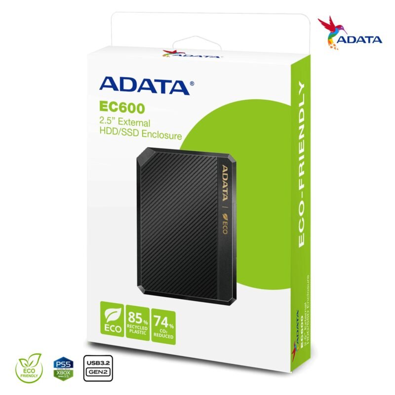 EC600 External HDD/SSD Enclosure | USB 3.2 Gen2 10Gbps - Image 6