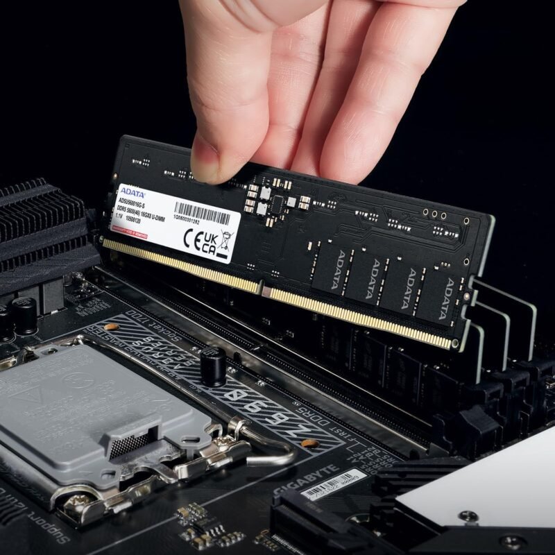 ADATA DDR5 5600MHz U-DIMM RAM for Desktop PC, 288-Pin, CL46, 1.1V, Built-in PMIC, On-Die ECC - Image 4