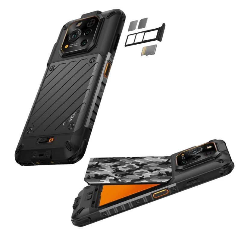 RugOne Xever 7 Rugged Smartphone 5G, 12GB RAM 512GB ROM, 6.67" FHD+ 120Hz AMOLED Display, 64MP Night Vision Camera, 50MP OIS Camera, 5550mAh Swappable Battery, Android 15, IP68/IP69K, MIL-STD-810H, Dual SIM + eSIM - Image 2