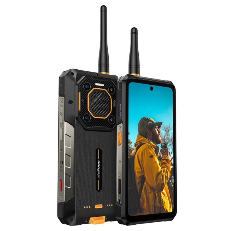 Ulefone Armor 26 Ultra Walkie-Talkie 5G Rugged Smartphone | 24GB RAM + 512GB Storage | 15600mAh Battery | 120W Fast Charging | DMR Digital & Analog Two-Way Radio | 200MP Camera | IP68/IP69K Waterproof | Android 13 - Image 2