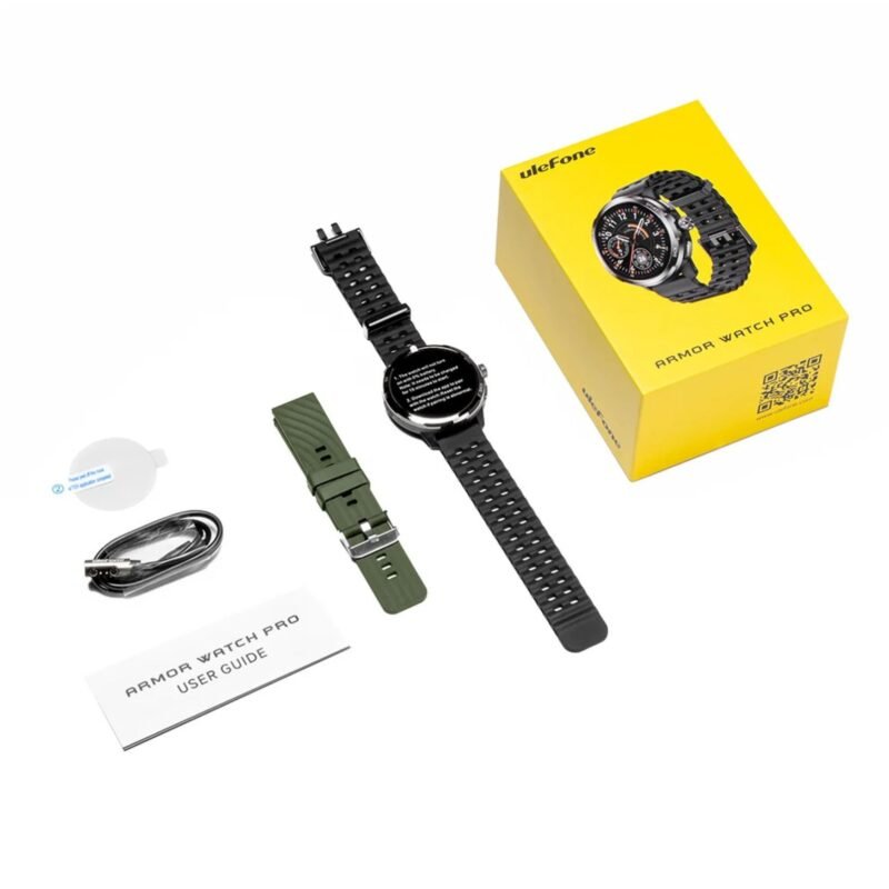 Ulefone Armor Watch Pro Rugged Smartwatch | 1.50" AMOLED Display | AI Assistant & AI Watch Face | GPS Tracking | 5ATM Waterproof | IP68/IP69K | MIL-STD-810H | 410mAh Battery | Sleep, Heart Rate & SpO₂ Monitoring - Image 11