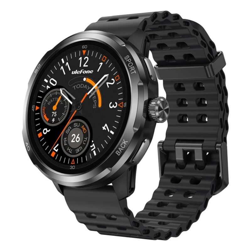 Ulefone Armor Watch Pro Rugged Smartwatch | 1.50" AMOLED Display | AI Assistant & AI Watch Face | GPS Tracking | 5ATM Waterproof | IP68/IP69K | MIL-STD-810H | 410mAh Battery | Sleep, Heart Rate & SpO₂ Monitoring - Image 12