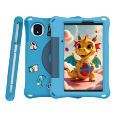Ulefone Tab A9 Pro Kids Tablet, 8.68" 90Hz HD+ Display, MediaTek Helio G91 Octa-Core, 4GB RAM + 128GB ROM, Up to 8GB RAM, 2TB Expandable, Android 15, 5040mAh Battery, Dual SIM 4G, Kids EVA Case & Stylus