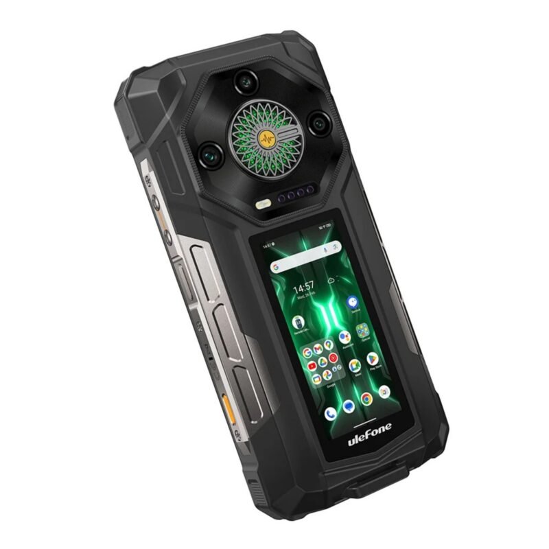 Ulefone Armor 33 Pro 5G Rugged Smartphone, 16GB RAM + 512GB Storage, 25500mAh Battery, 6.95" FHD+ 120Hz Display, 3.4" Rear Screen, 50MP Triple Camera, 64MP Night Vision, IP68/IP69K, Android 14, NFC, Dual SIM – Black - Image 2